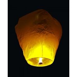 Lampion štěstí - žlutý